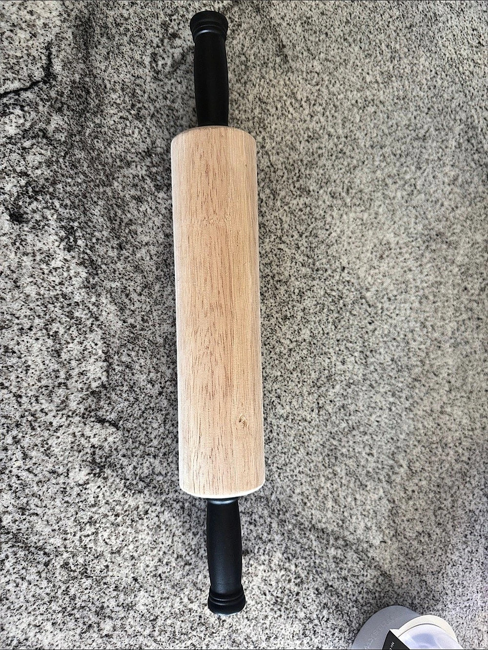 Hearth & Hand with Magnolia Rolling Pin with Black Handles